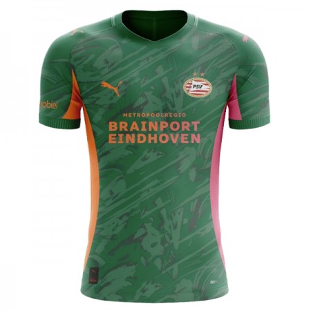 PSV Eindhoven Målmand 2025-26 Grøn - Fodboldtrøjer (S/S)